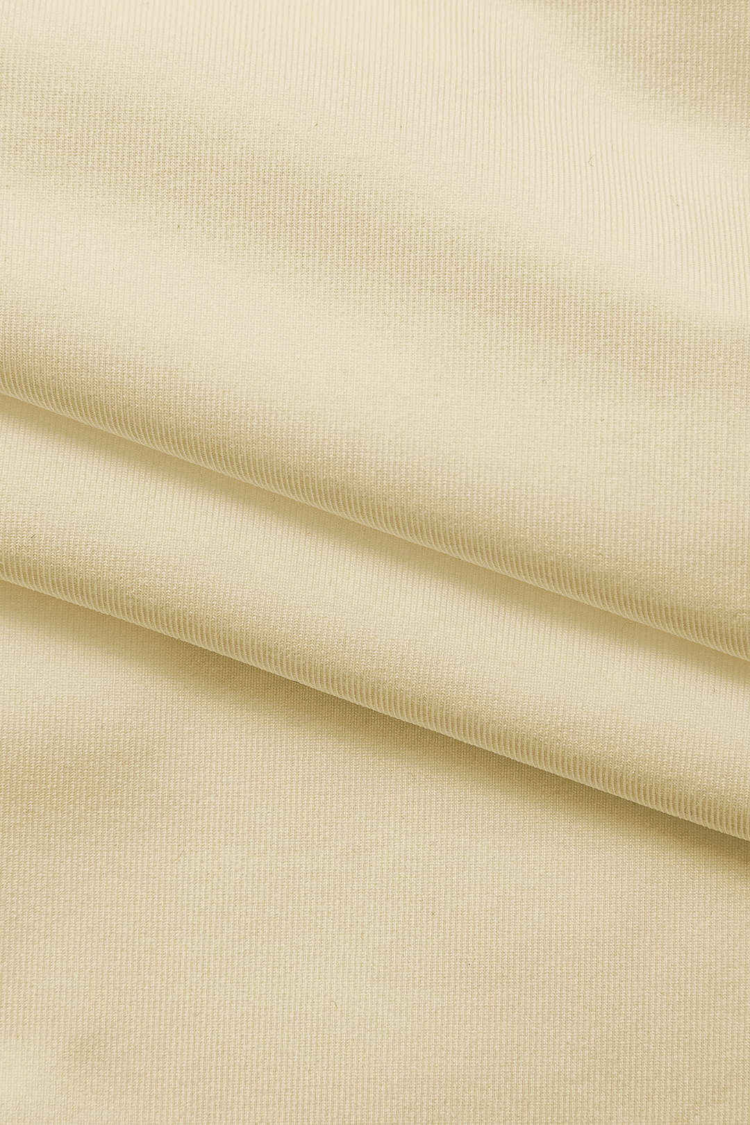 Düz Renk Derin V Yaka Bustiyer Bodysuit - Buğday