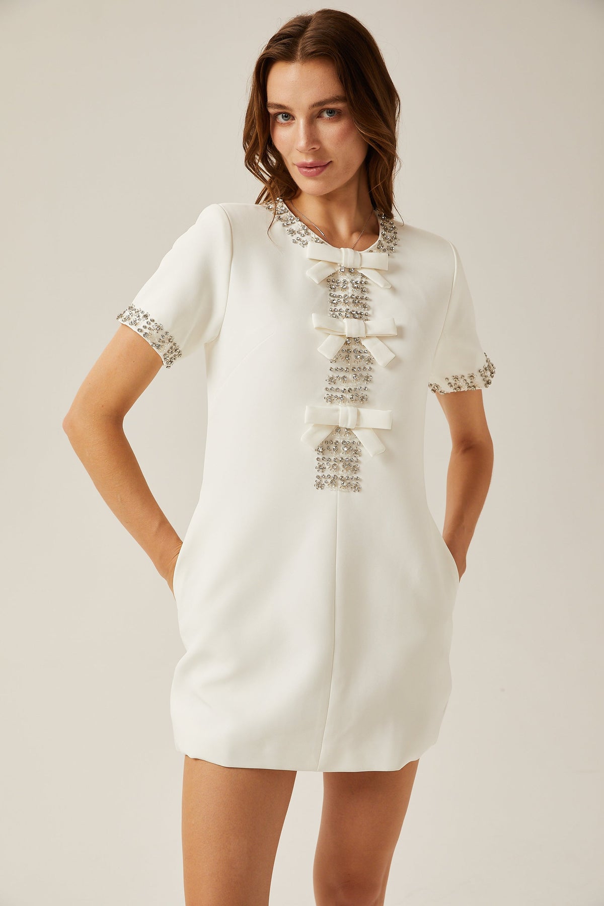Clarisse Mini Elbise - 8. görünüm
