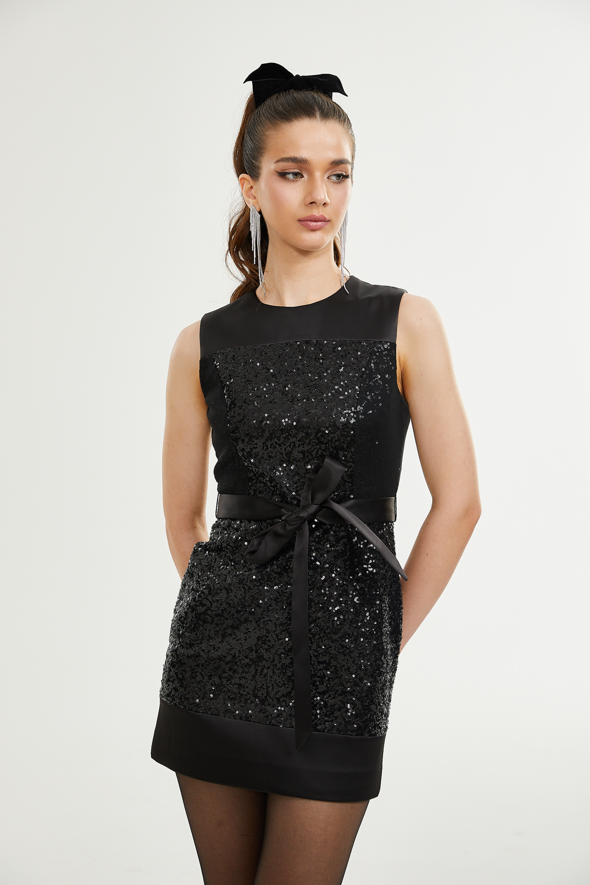 Milia Payet Mini Elbise - 5. görünüm