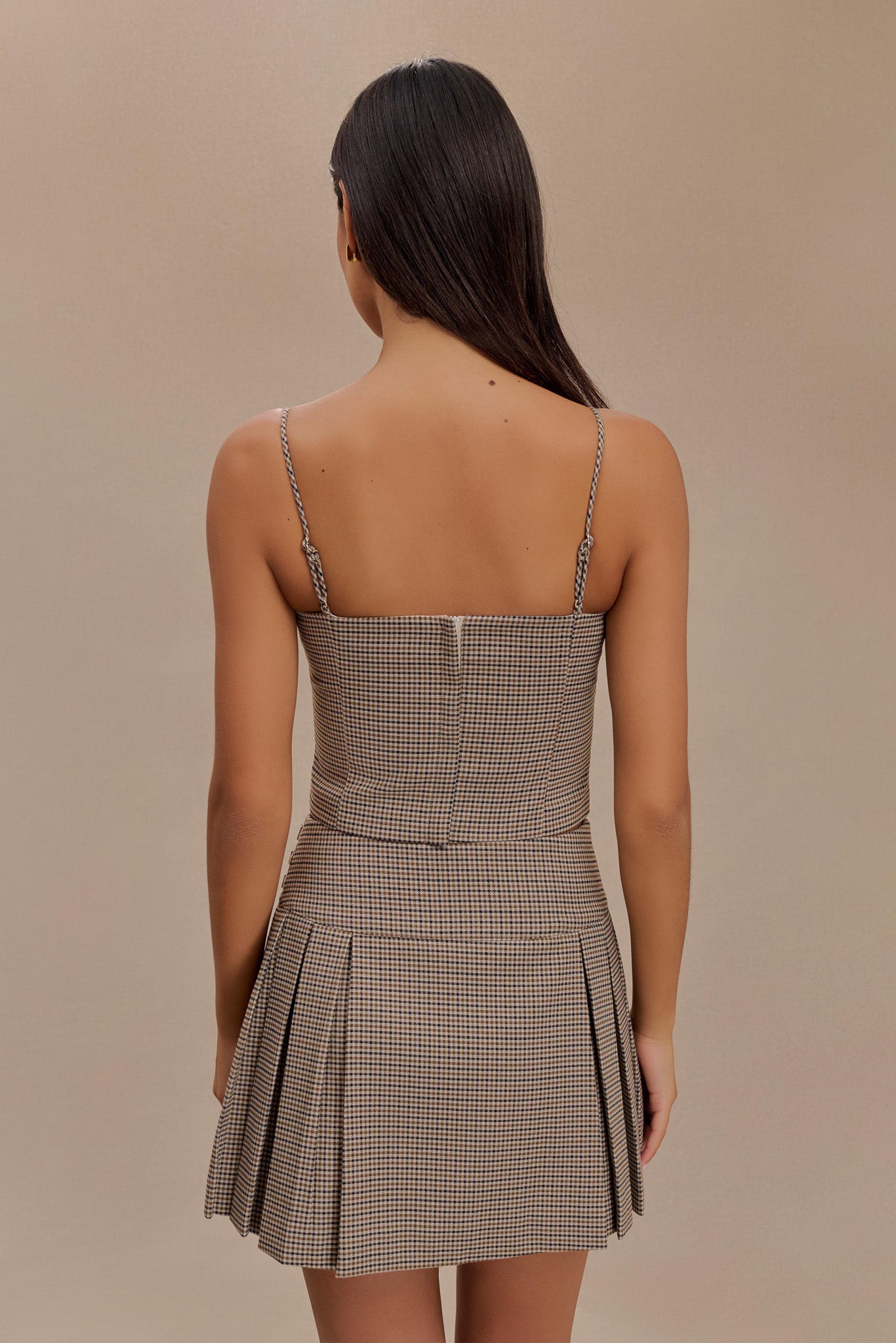 Aberley Crop Top - Tan Kareli