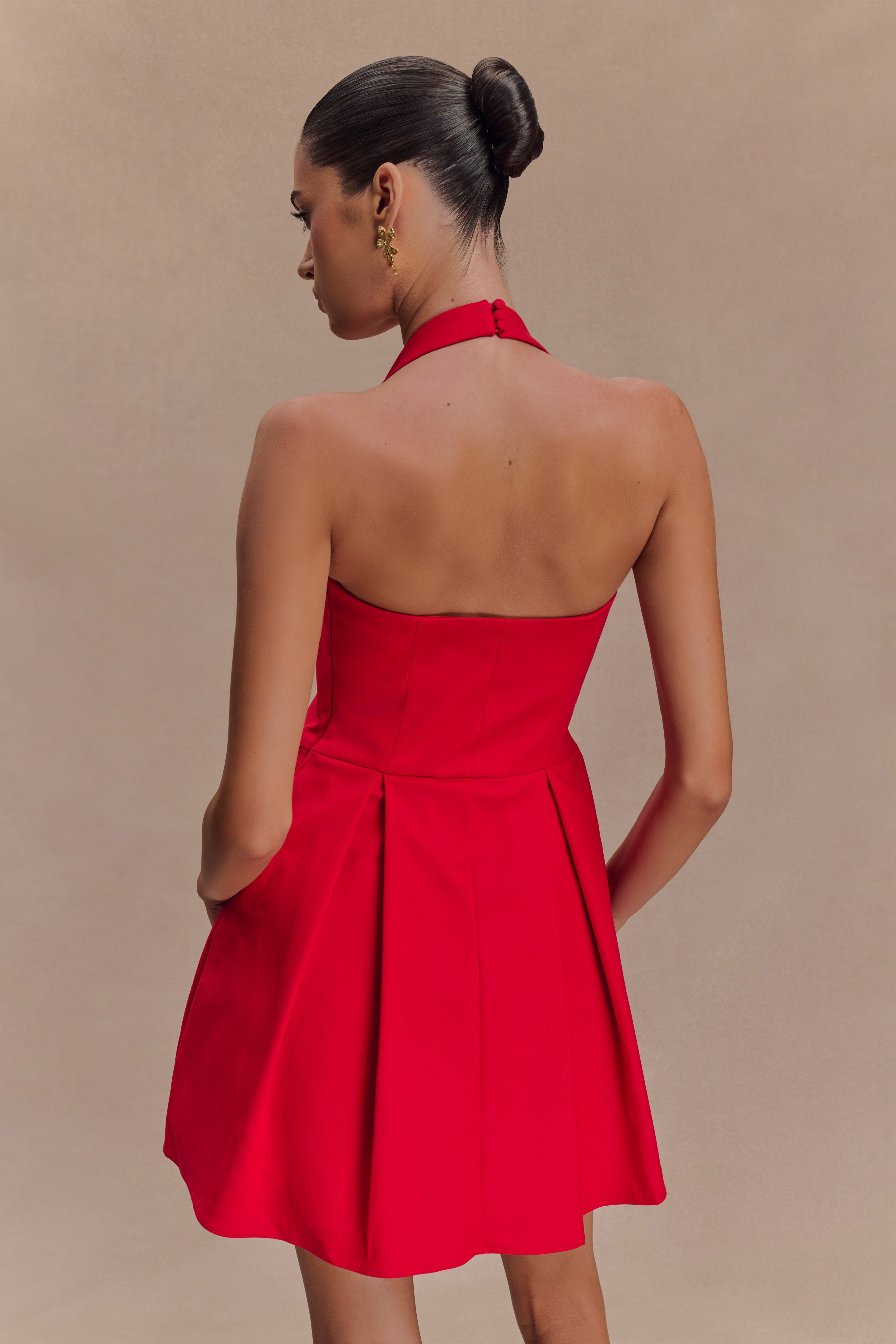 Julia Halter Mini Elbise - Kırmızı
