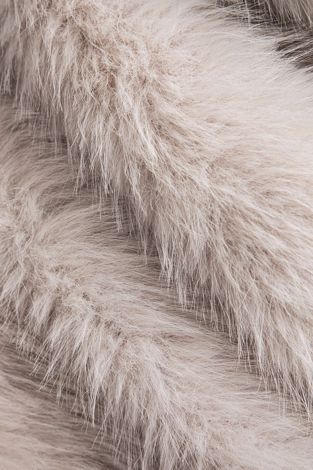 Uzun Tüylü Peluş Ceket - 3. görünüm