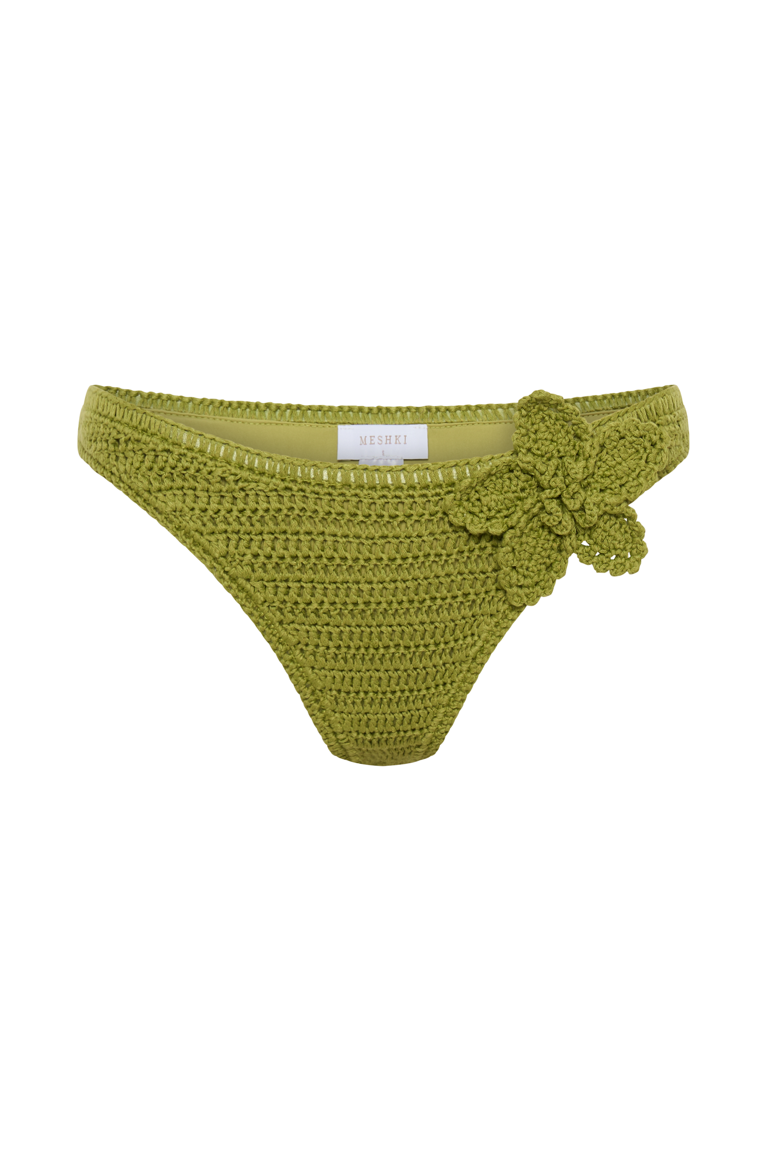 Skye Çiçek Desenli Bağcıklı Bikini Altı - Apple