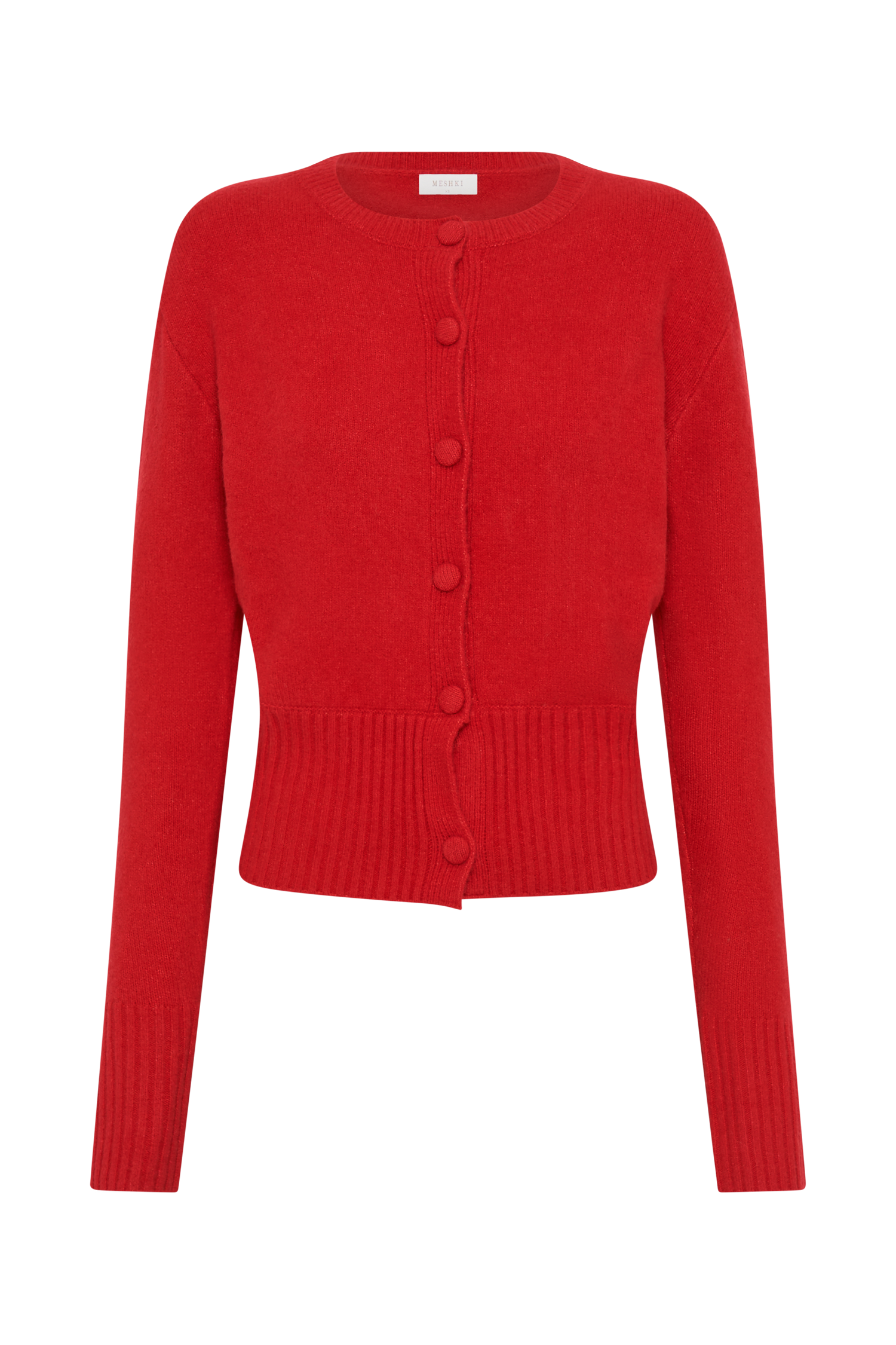 Genevieve Oversize Triko Hırka - Yakut