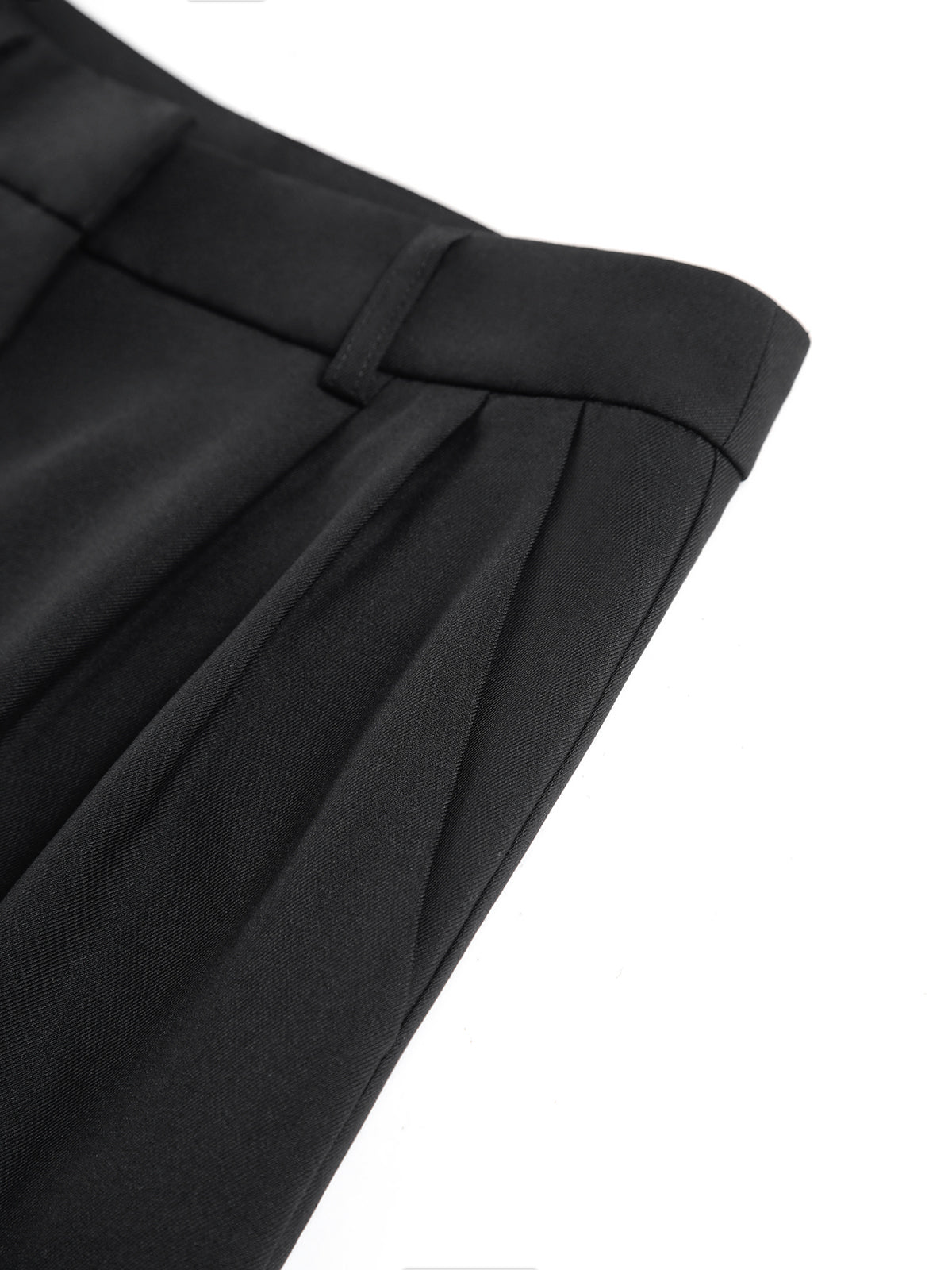 Kemersiz Geniş Paça Pantolon Beyaz Regular Fit - 7. görünüm