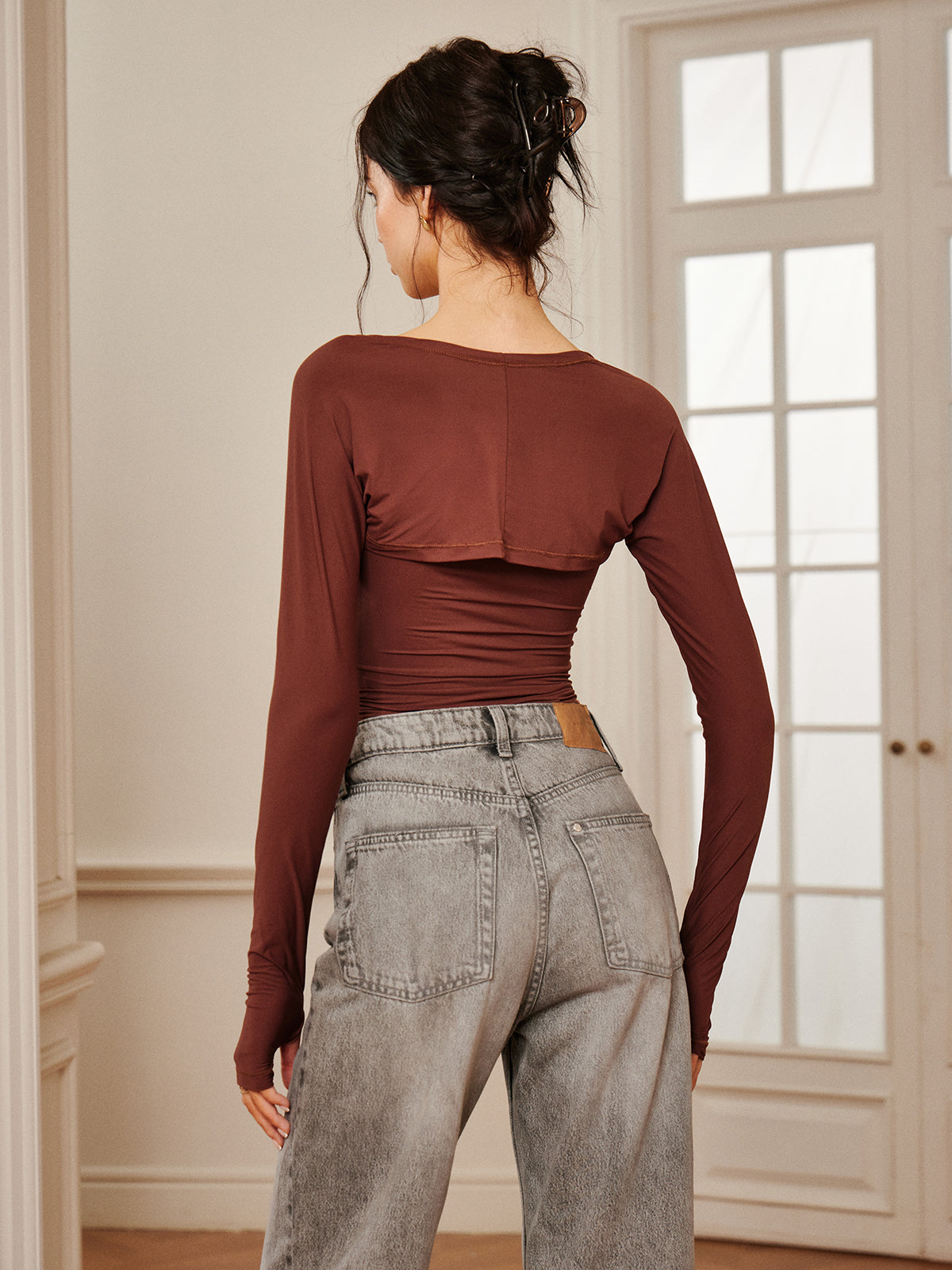 Leisure Uzun Kollu Bolero - 2. görünüm