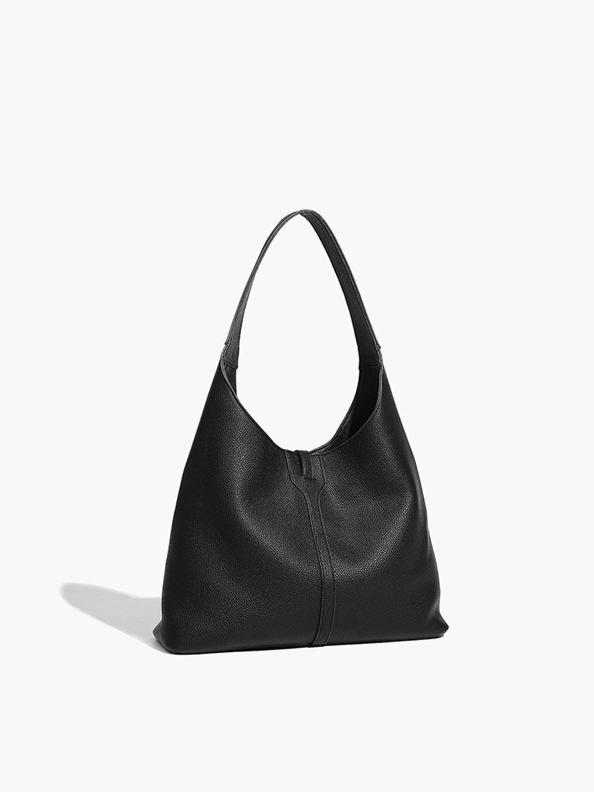 Hobo Kilitli Tote Çanta Siyah Çok Yönlü