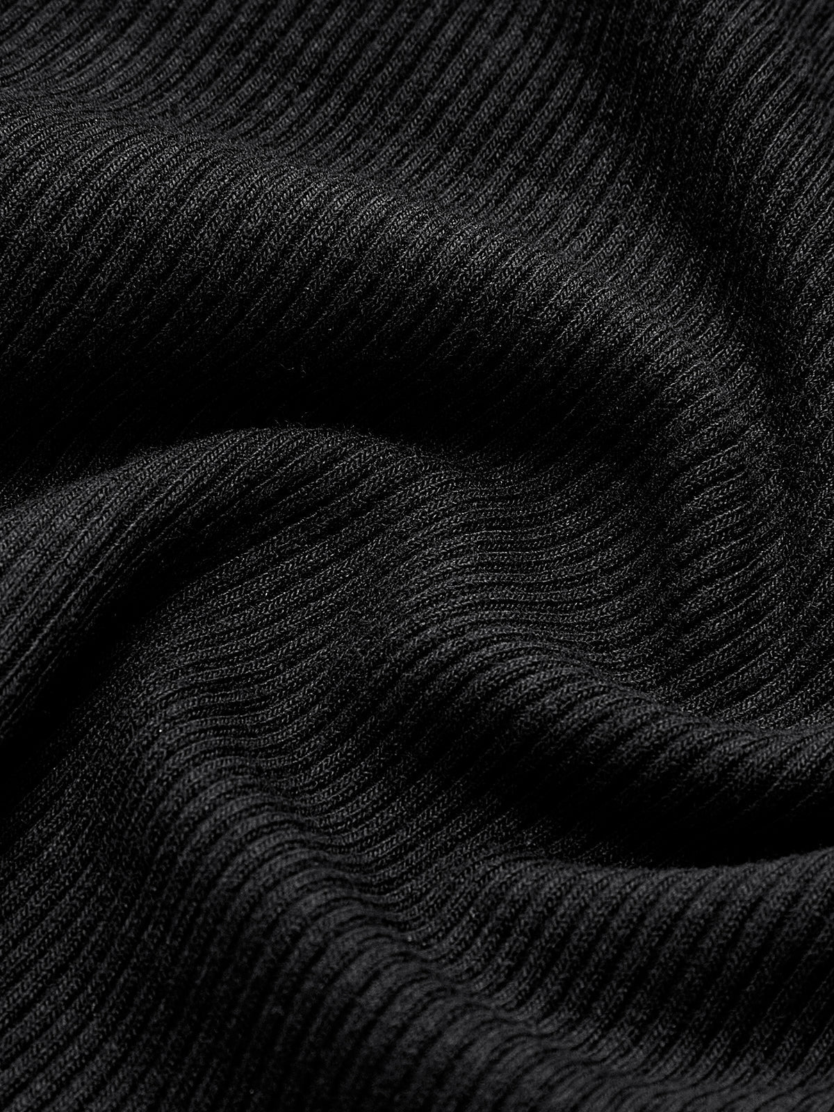Nervürlü Uzun Kollu Basic Üst Ekru Slim Fit