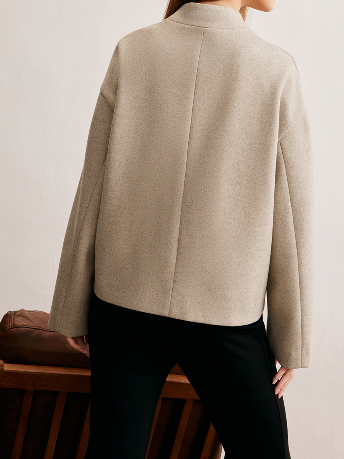 Minimalist Regular Fit Düğmeli Kardigan - 6. görünüm