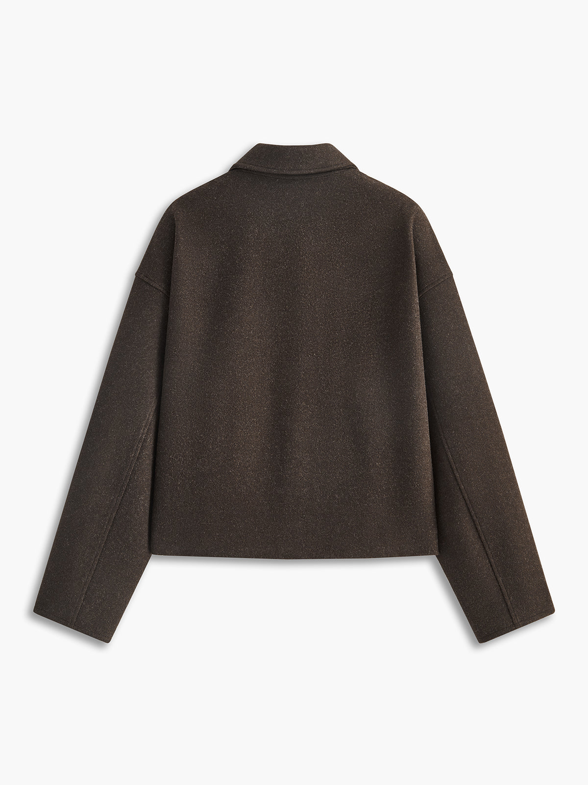 Düz Fermuarlı Tweed Ceket - 2. görünüm