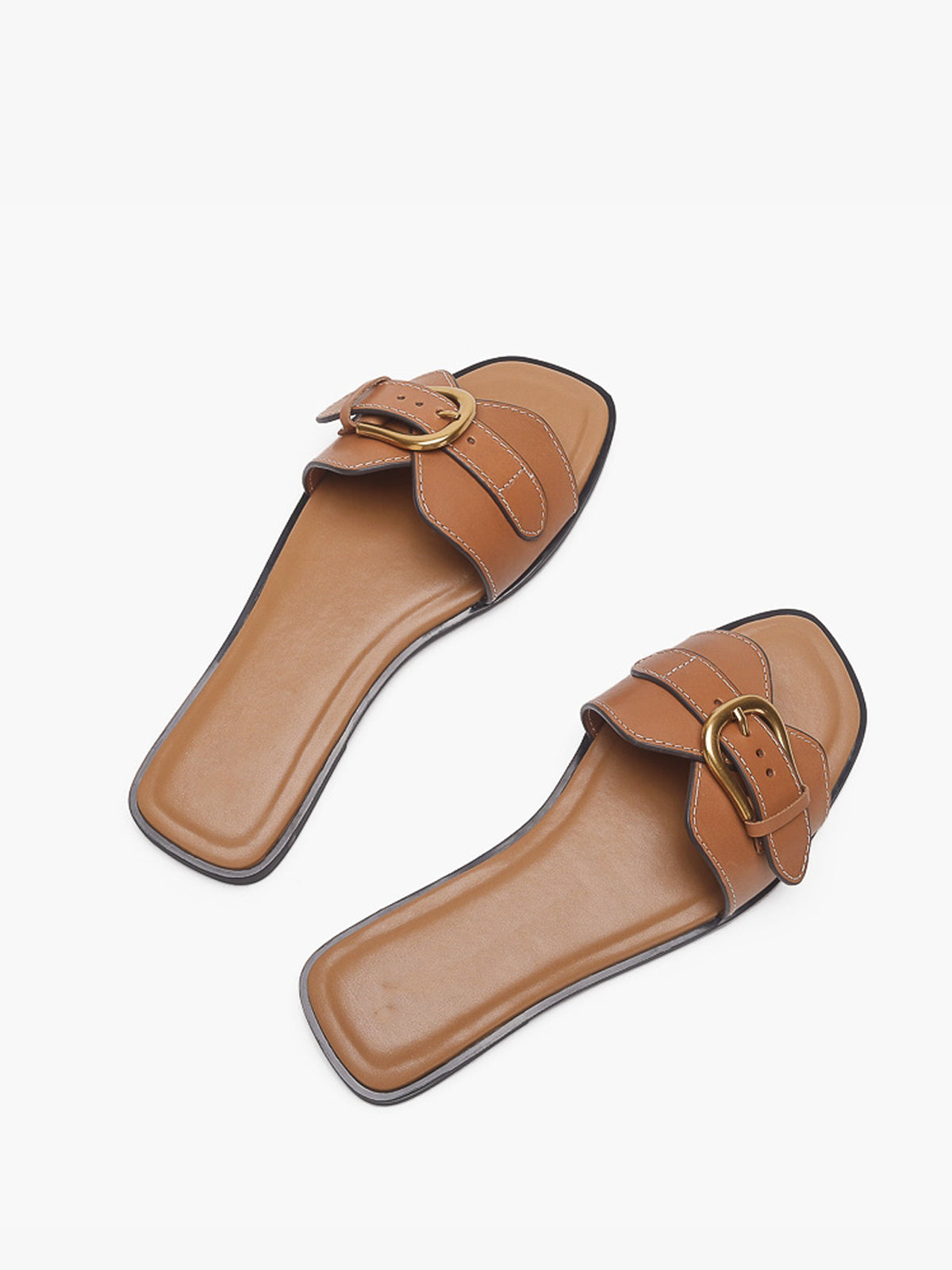 Tokalı Kayışlı Terlik Sandalet