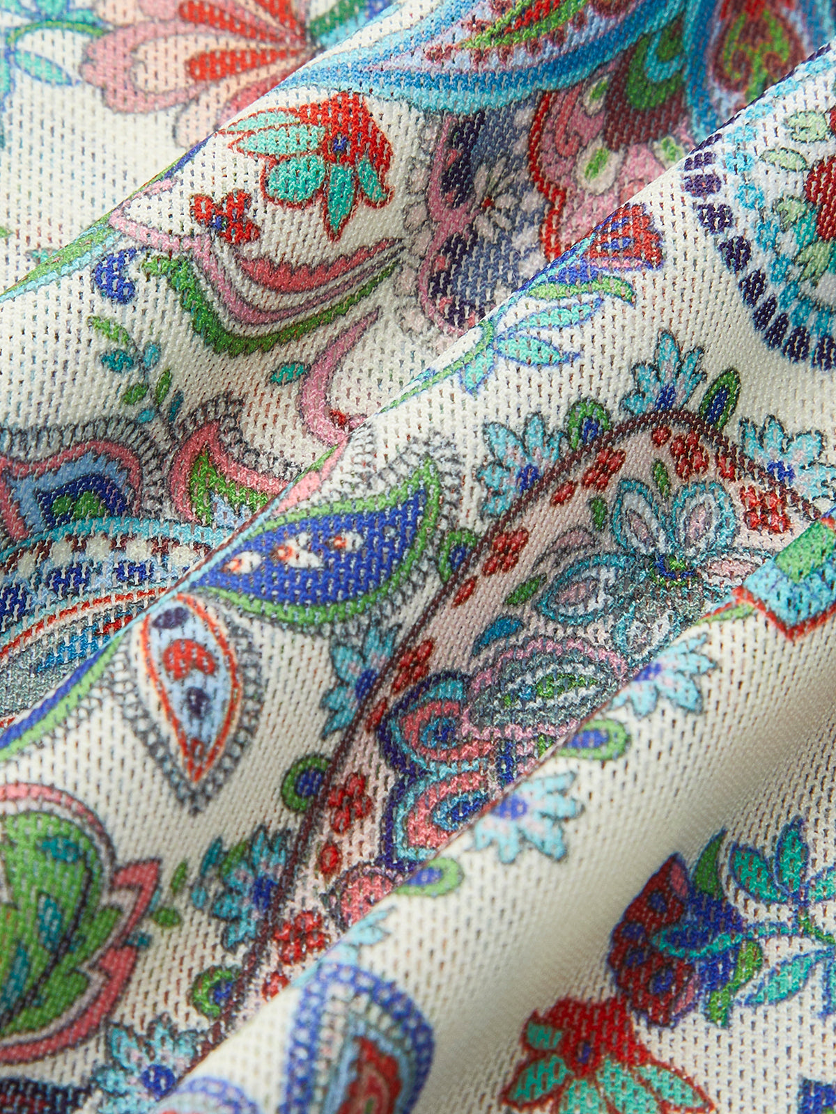 Paisley Desenli Arkası Bağlamalı Bikini Takımı