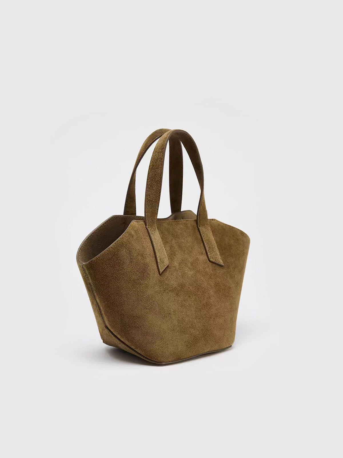 Süet Mini Tote Çanta - 2. görünüm