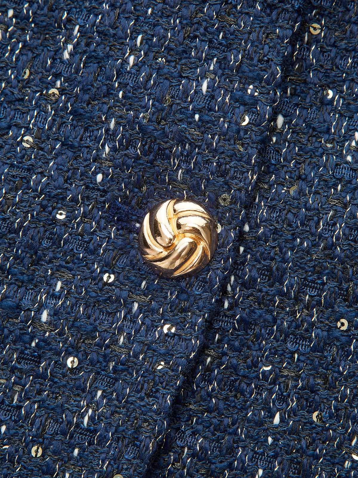 Kemerli Tweed Kısa Kollu Blazer - 2. görünüm