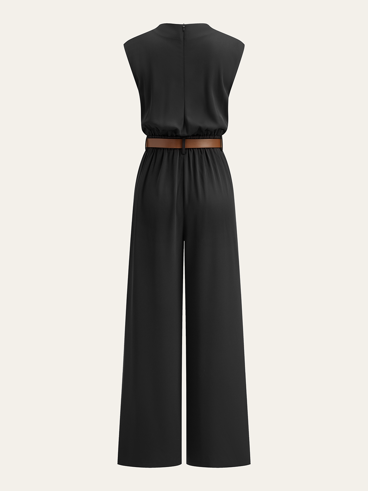 Kemerli Jumpsuit Tulum Midi Elbise - 2. görünüm