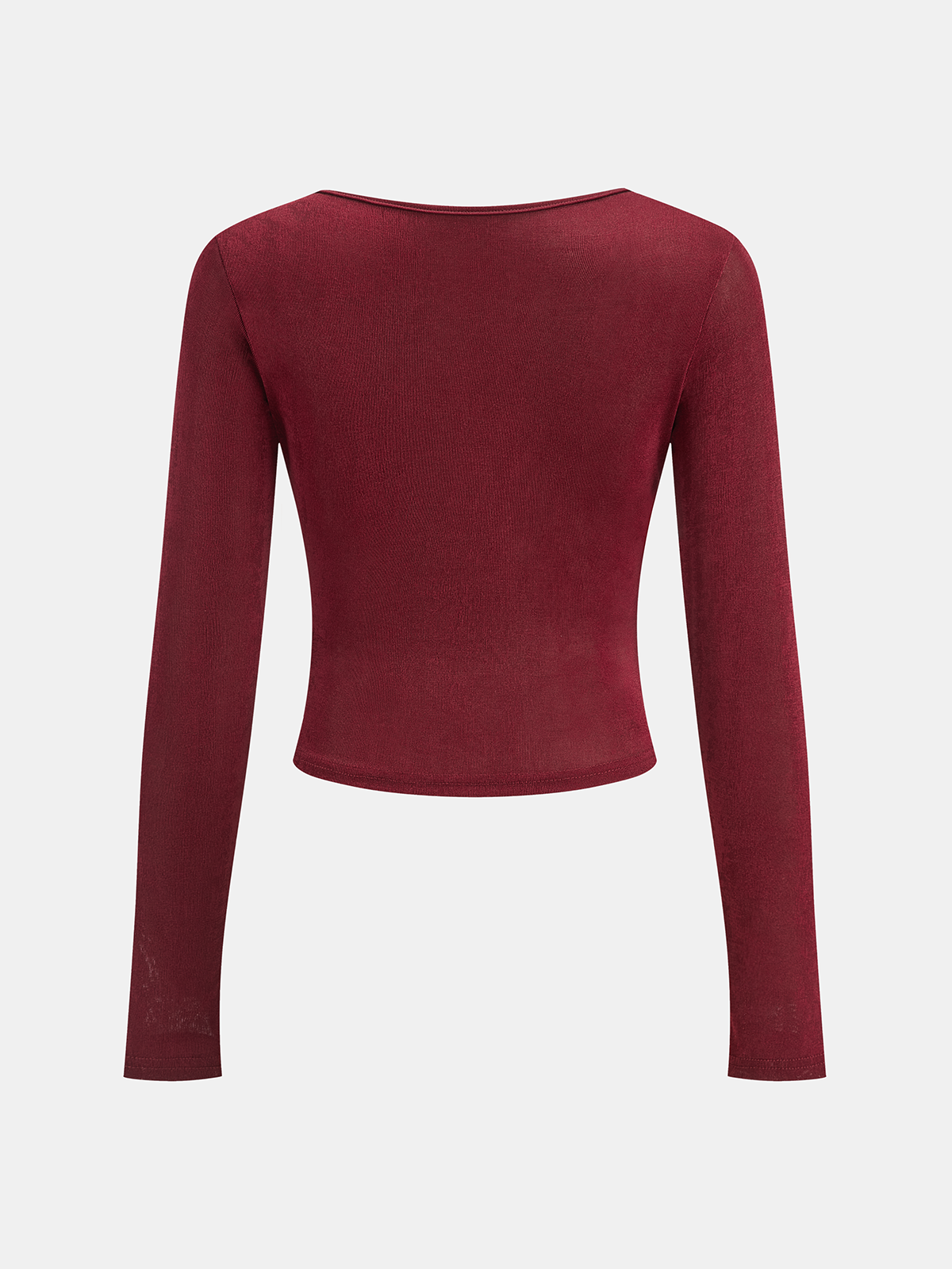 Drapeli Yakası Yarım Kol Tişört Bordo Slim Fit