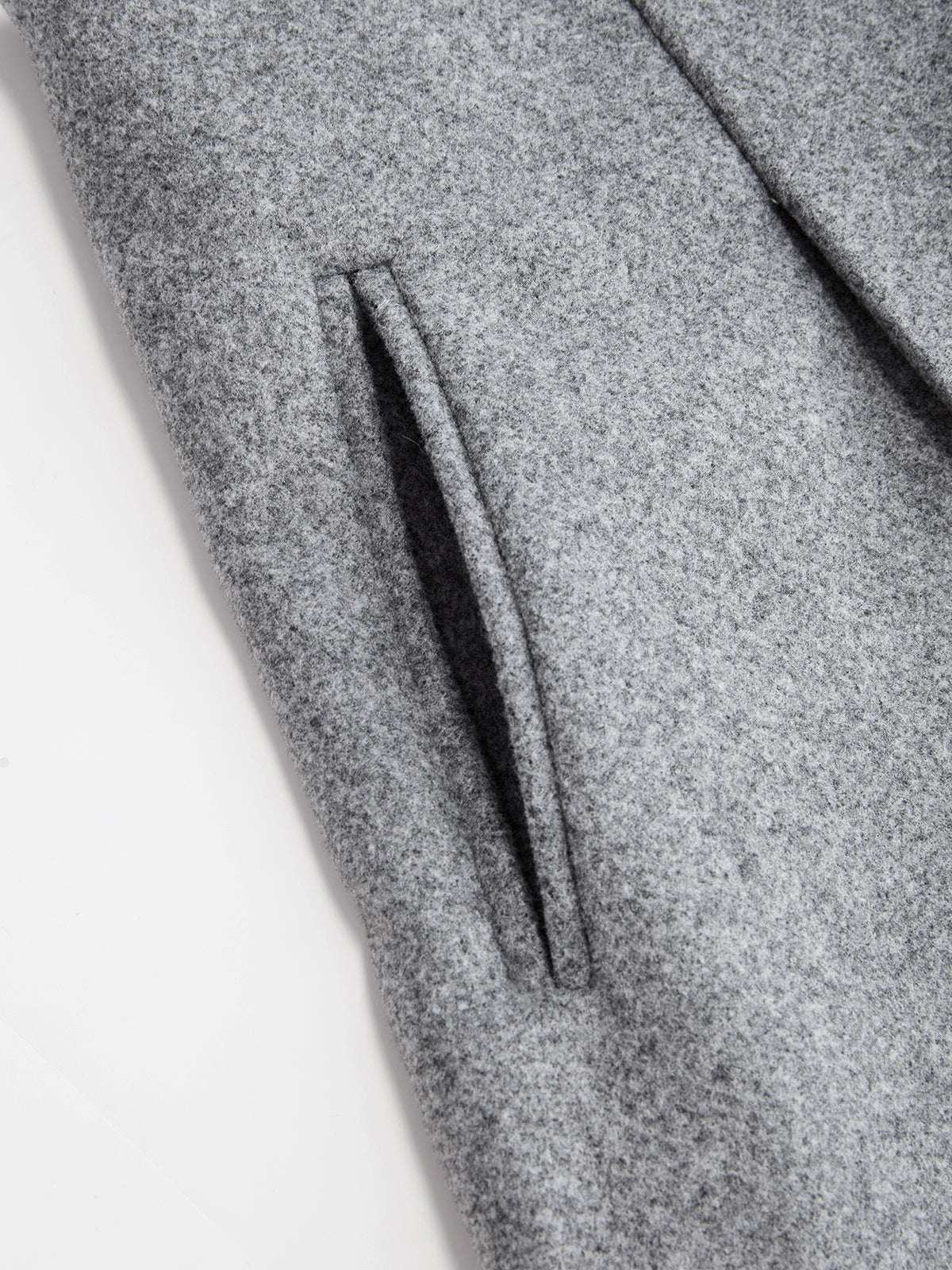 Tweed Blazer Pileli Etek Takımı Gri Regular Fit - 8. görünüm
