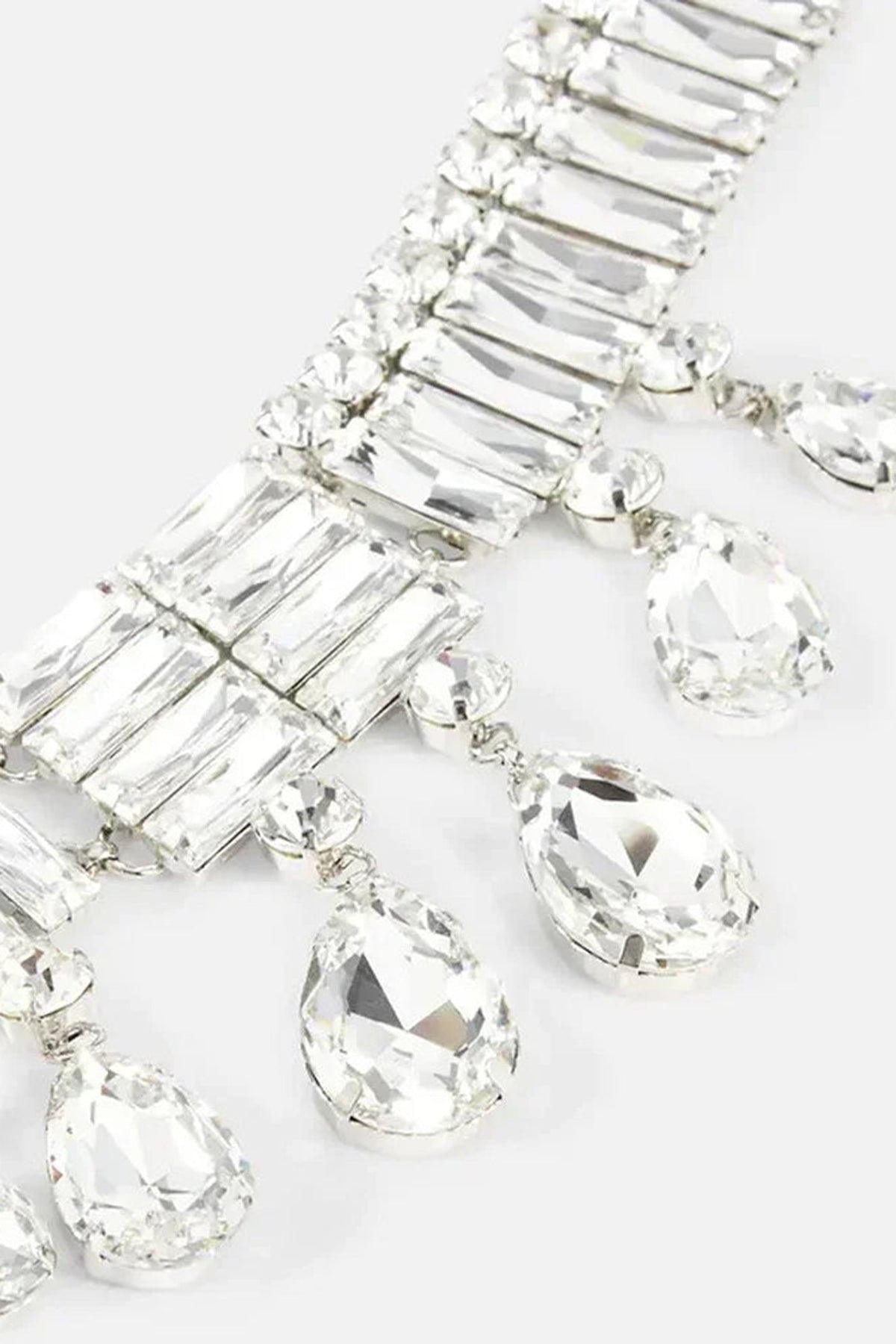 Çok Katlı Geometrik Kristal Kolye - 4. görünüm