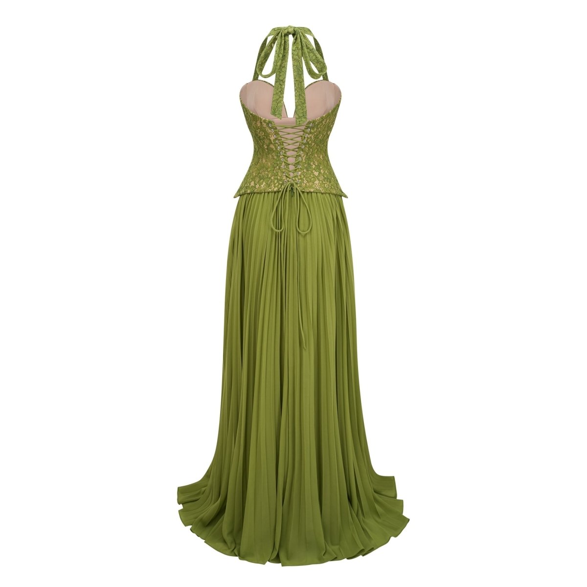 Emerald Korse Maxi Elbise - 6. görünüm