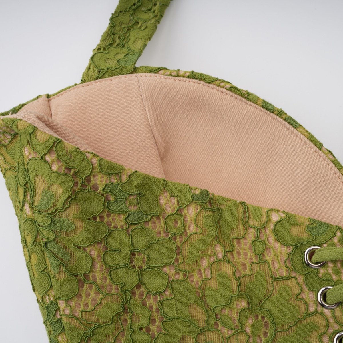 Emerald Korse Maxi Elbise - 12. görünüm