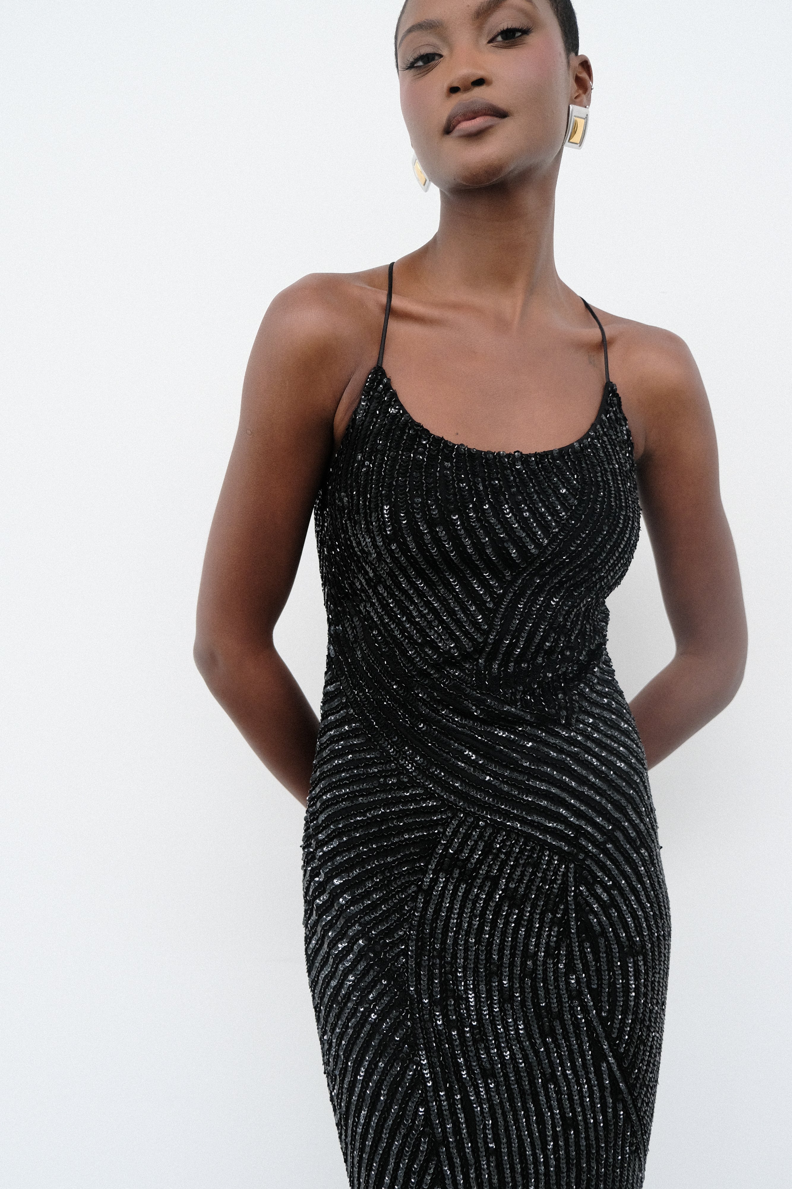 Tierra Payet Maxi Elbise - Siyah