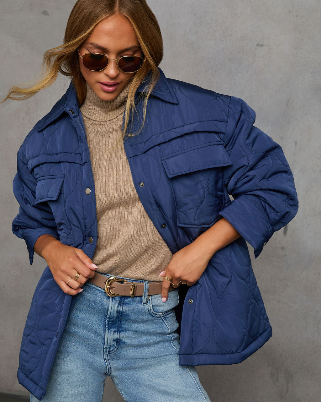 Chilly Morning Lightweight Quilted Ceket