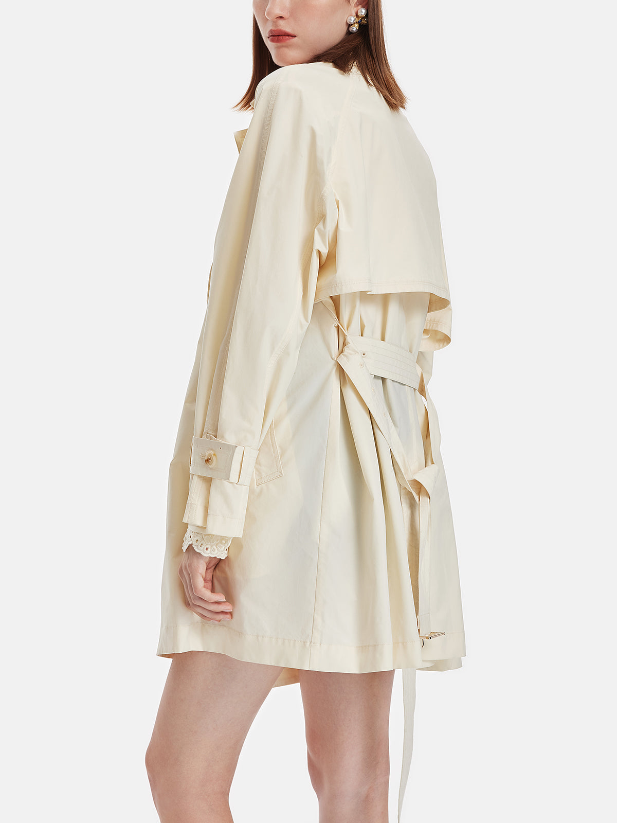 Hafif Minimalist Trençkot - 4. görünüm