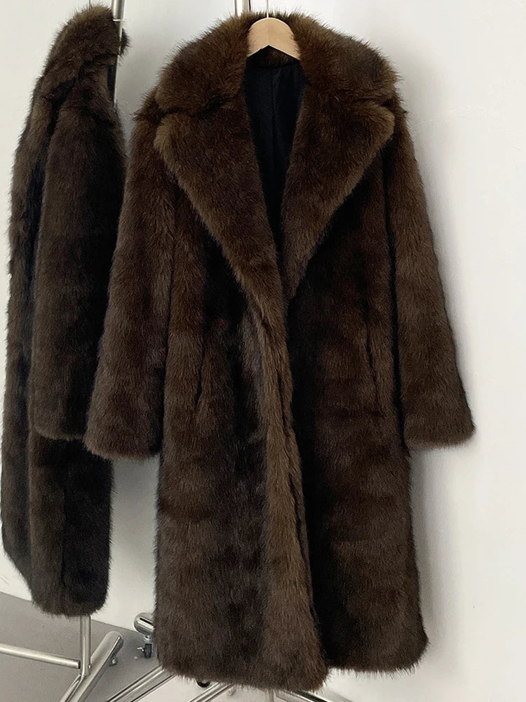 Faux Kürk Ceket - 5. görünüm