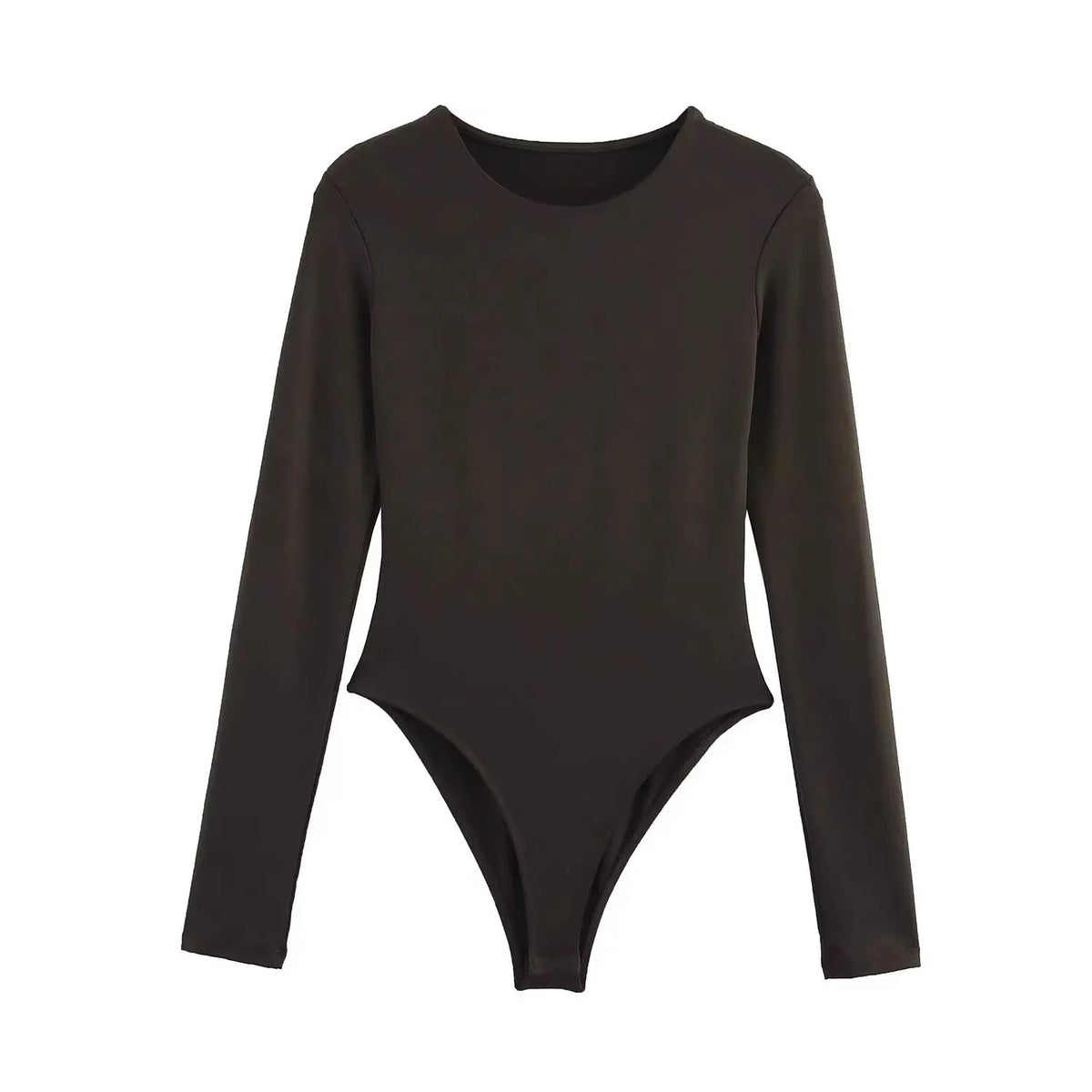 Slim Fit Bodysuit - Siyah