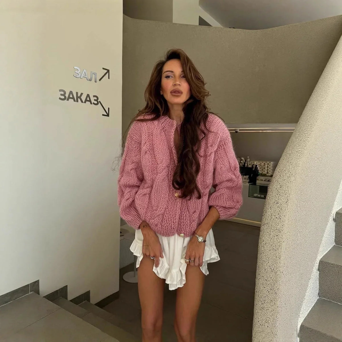 Mells Oversize Örgü Hırka