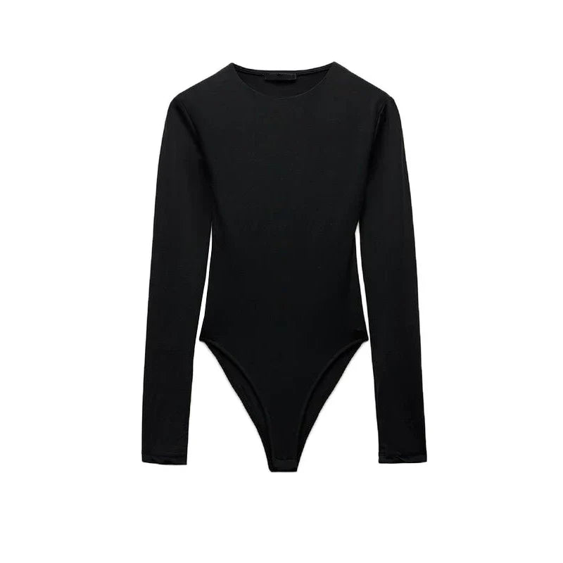 Slim Fit Bodysuit - 7. görünüm