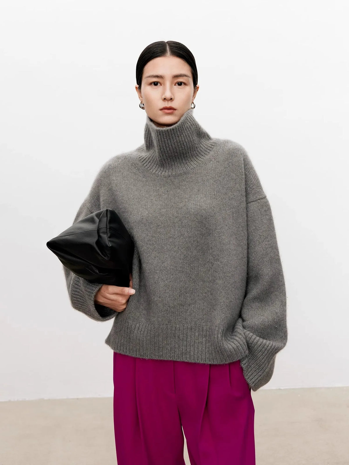 Troy Balıkçı Yaka Oversize Kazak - 2. görünüm