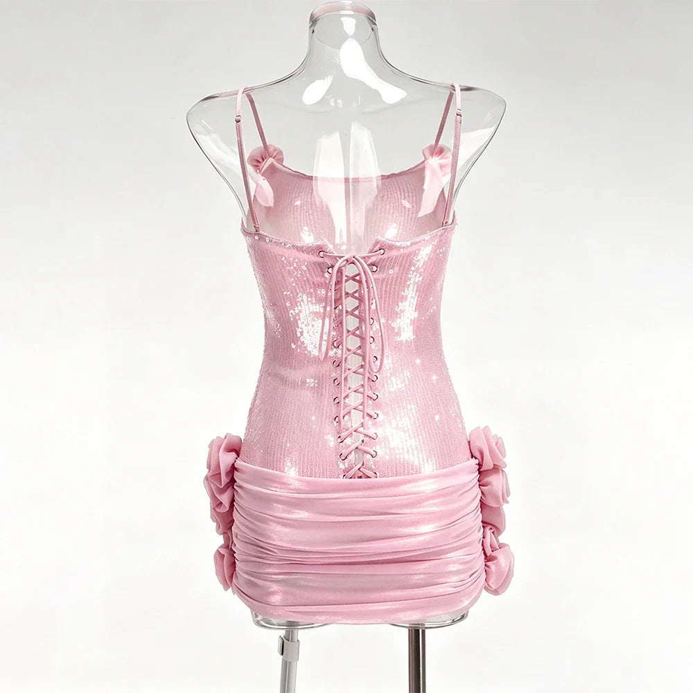 Yazlık Elbise - Pembe - 4. görünüm