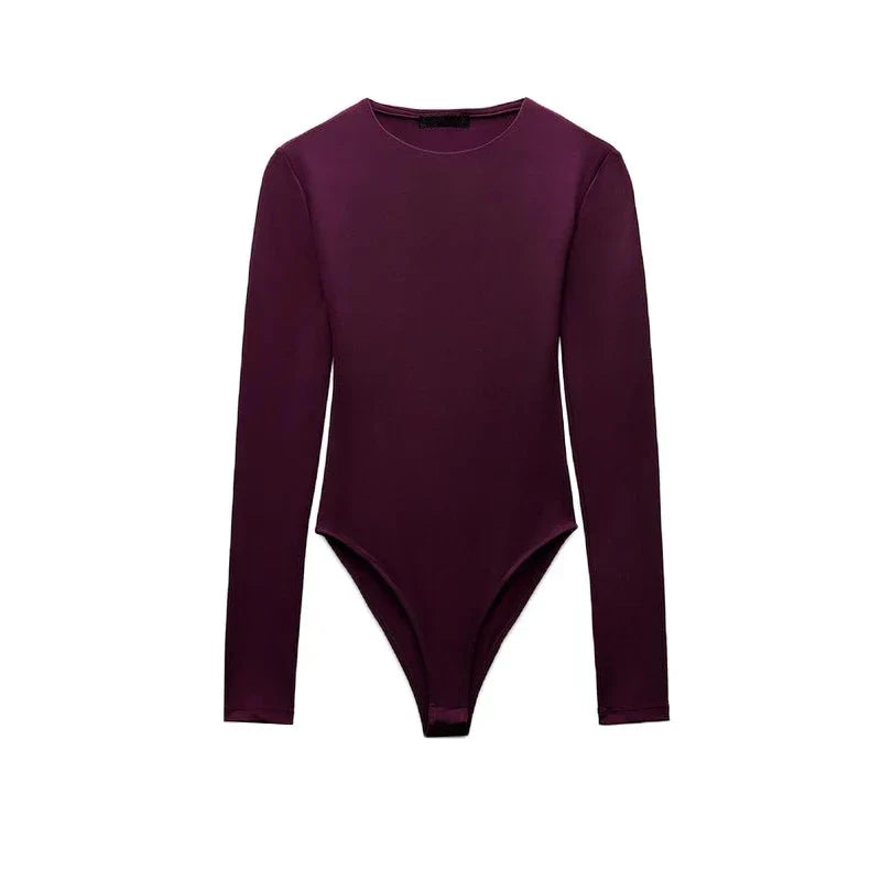 Slim Fit Bodysuit - 10. görünüm