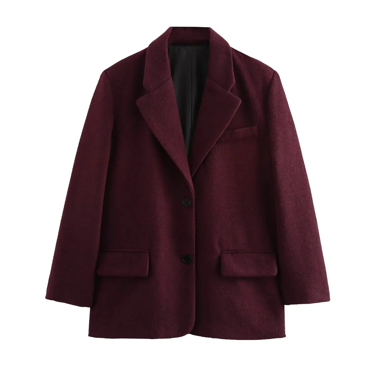 Oversize Yünlü Blazer - 4. görünüm