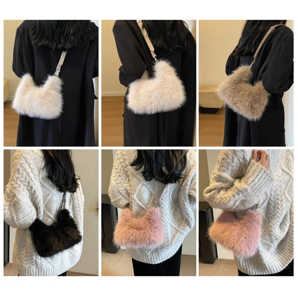 Fox Peluş Kürk Çanta - 6. görünüm