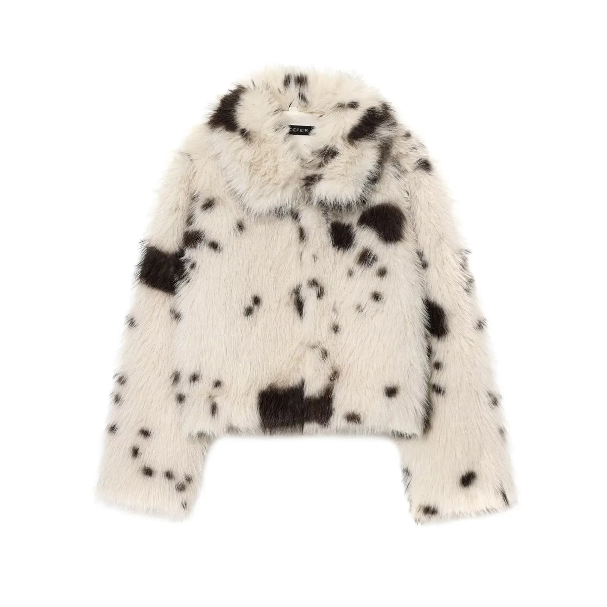 Milky Desenli Peluş Ceket - 7. görünüm