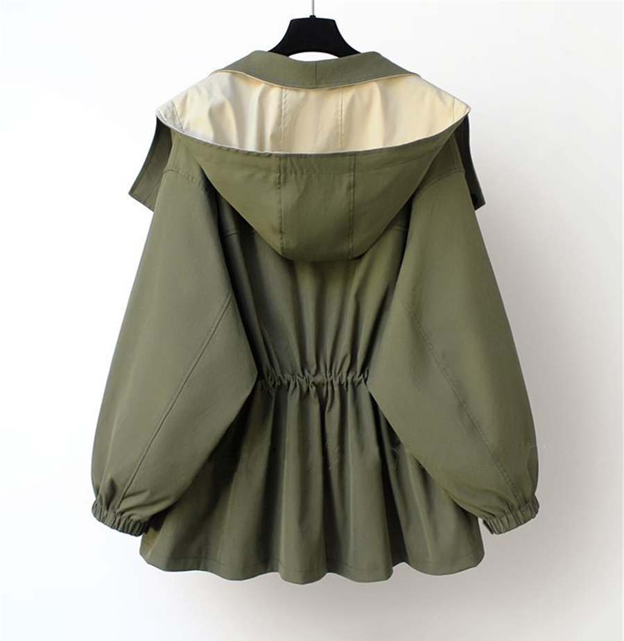 Elegant Rüzgar Koruyucu Trençkot - 3. görünüm