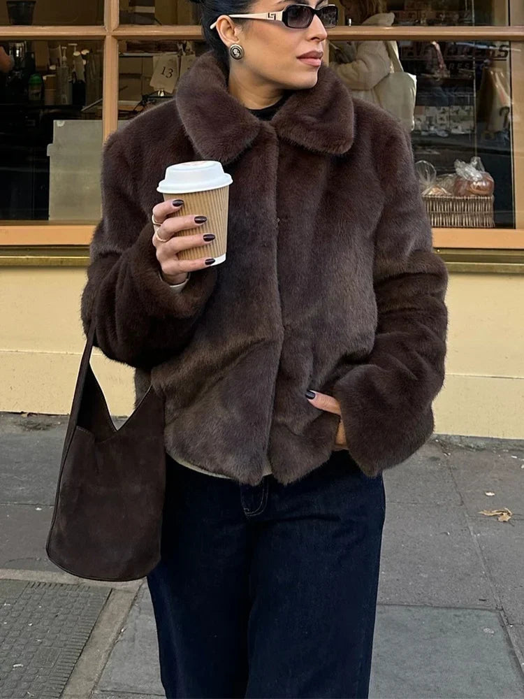 Weeky Peluş Kısa Ceket