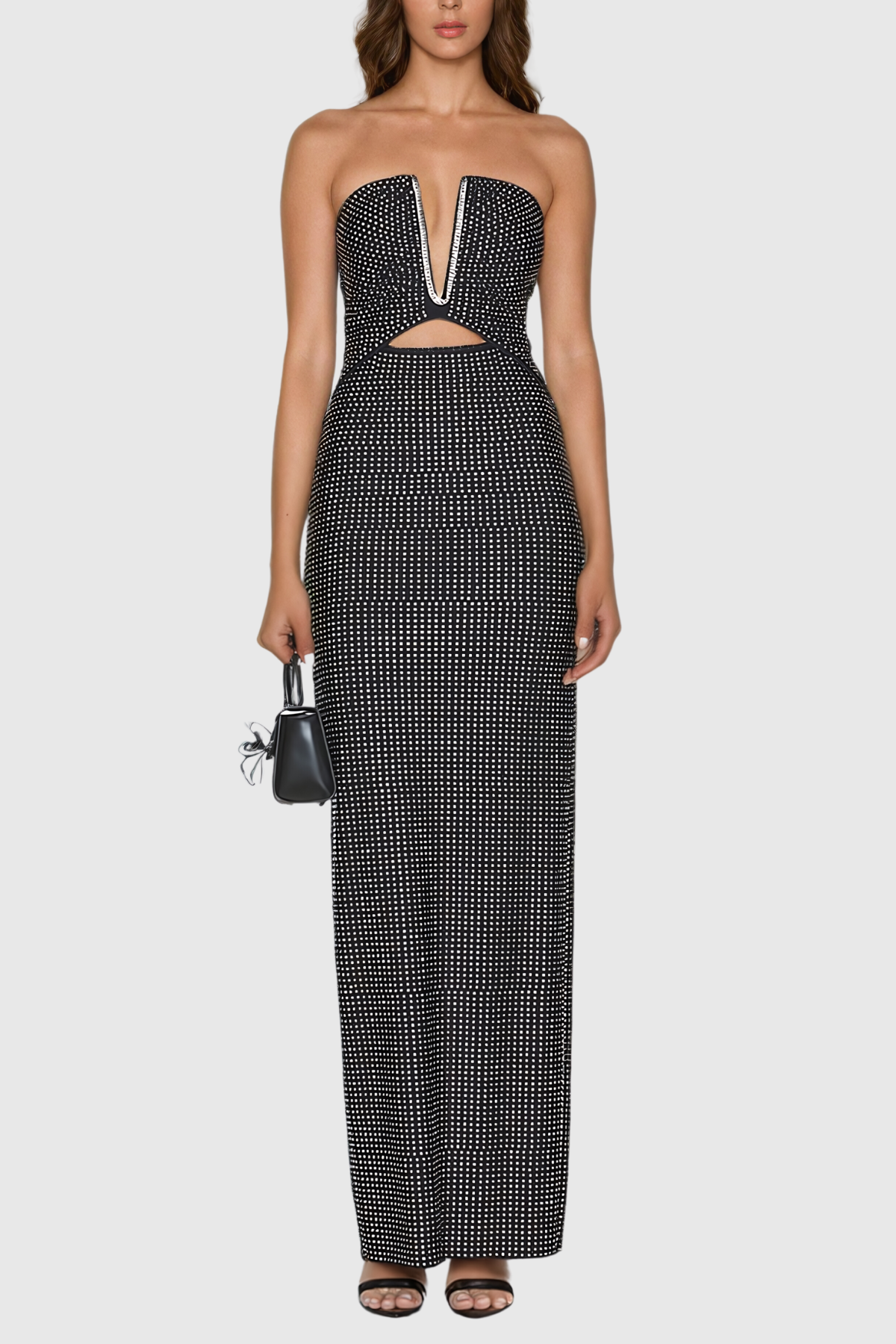 Salem Taşlı Bodycon Maxi Elbise - 2. görünüm