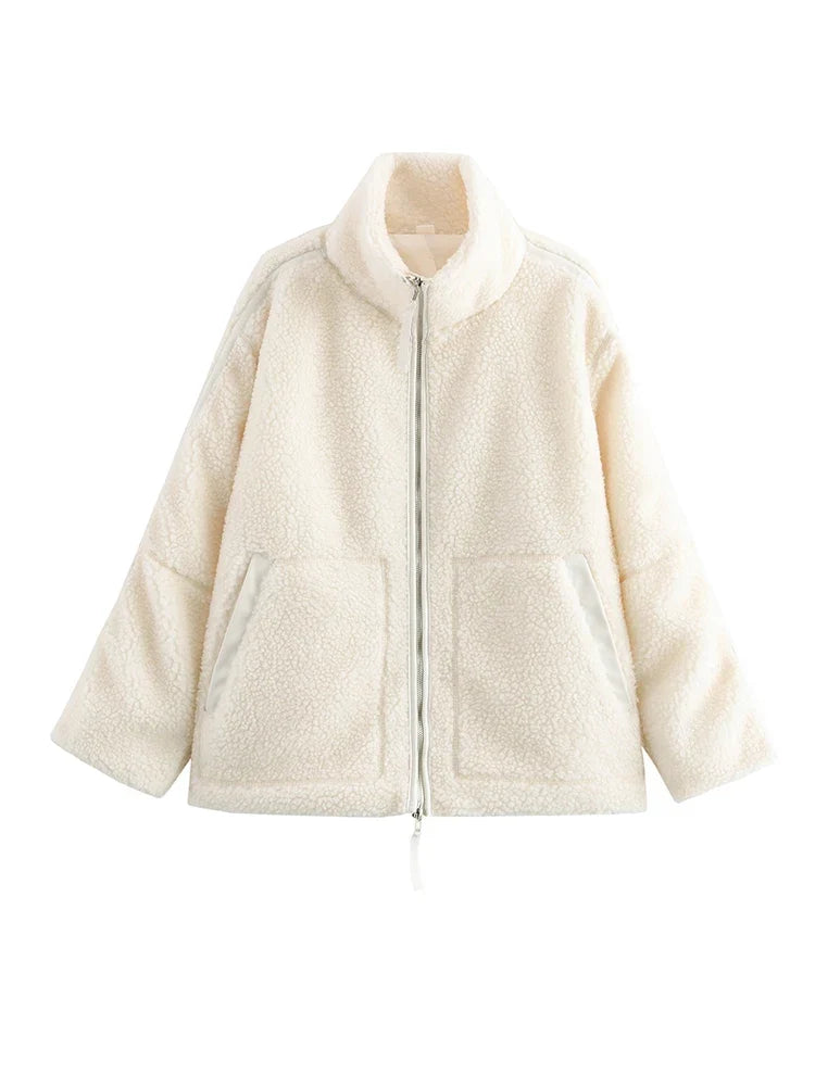 Soria Oversize Yün Ceket - 7. görünüm