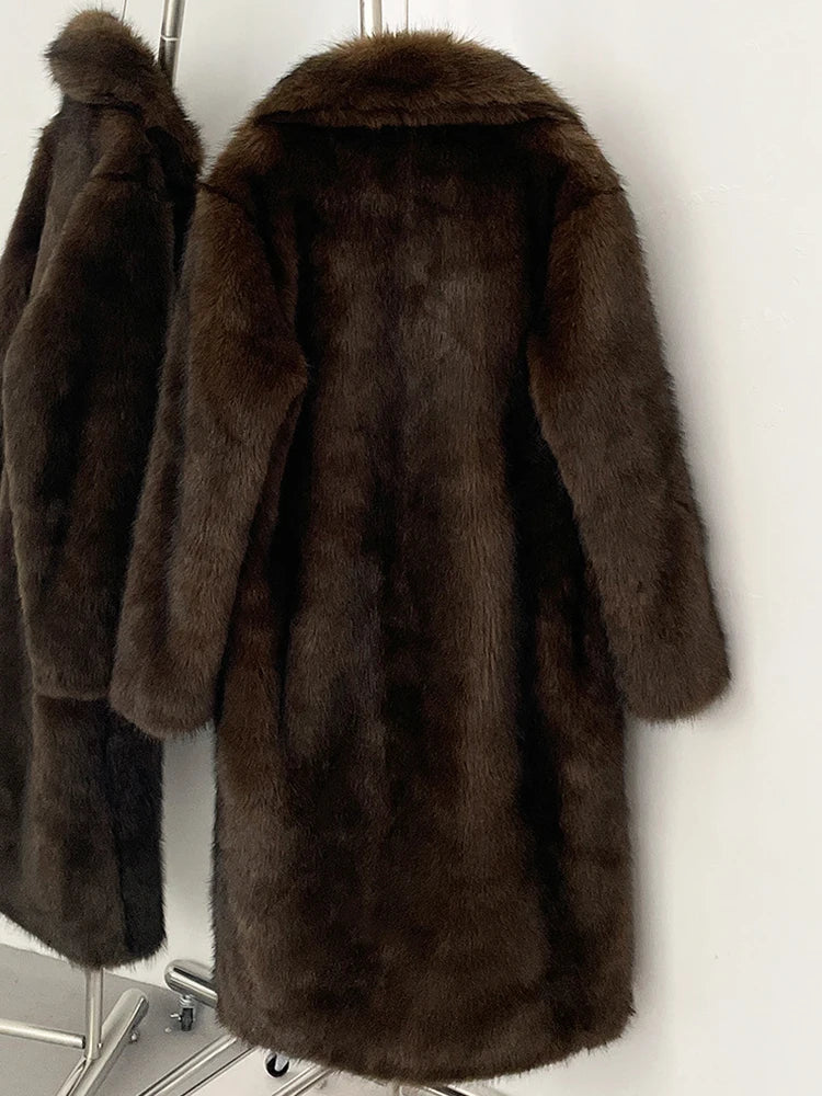 Faux Kürk Ceket - 6. görünüm