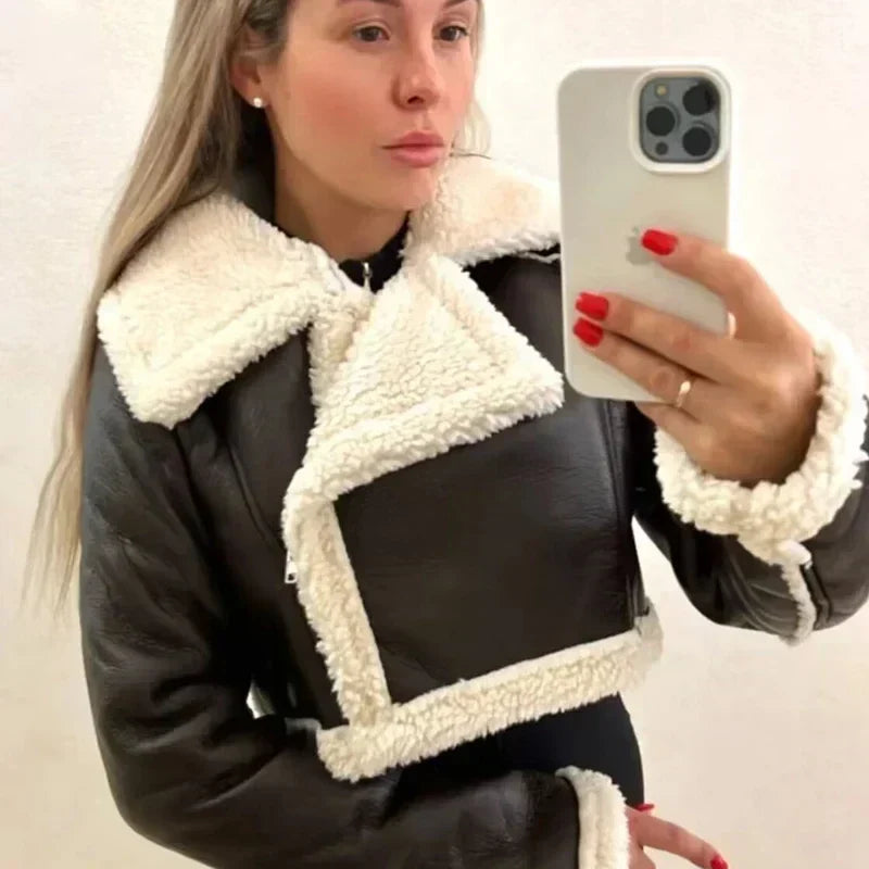 Yara Polar Ceket - Siyah