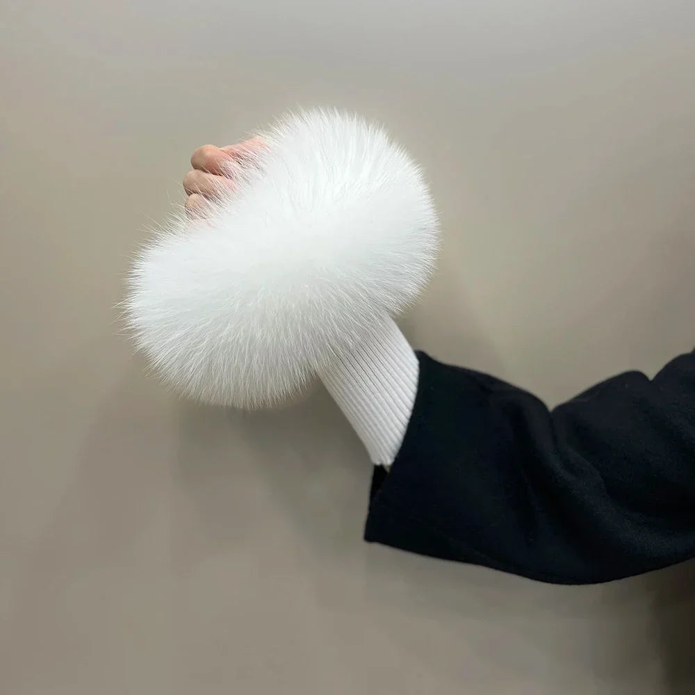 Glove Kürklü Kol Kürk Ceket - 4. görünüm