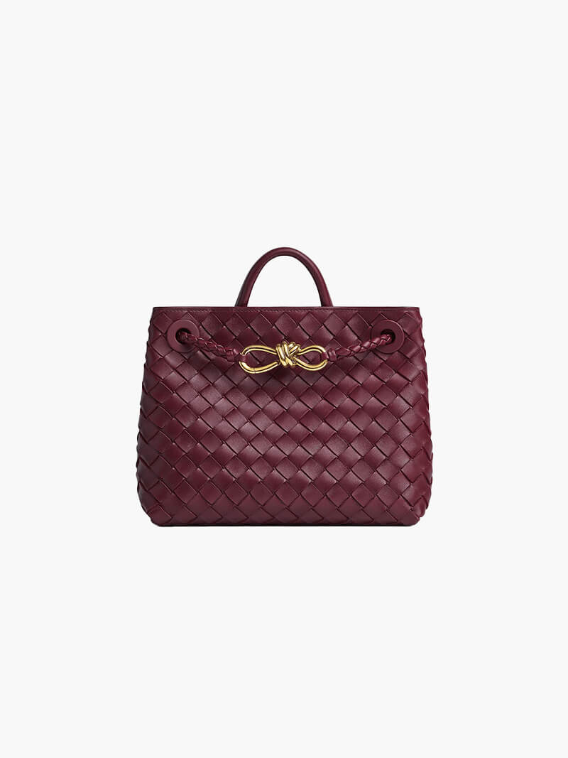 Lucia Premium Vegan Deri Çanta - Bordo