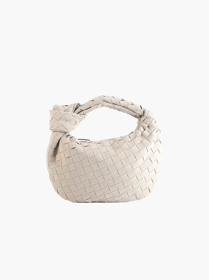 Woven Mini Premium Süet Çanta - 9. görünüm