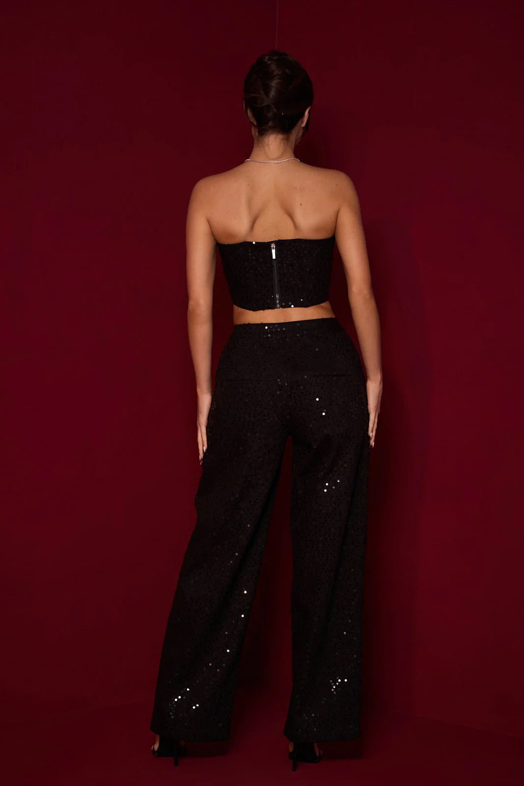 Belinda Payetler Denim Pantolon Takım - 9. görünüm