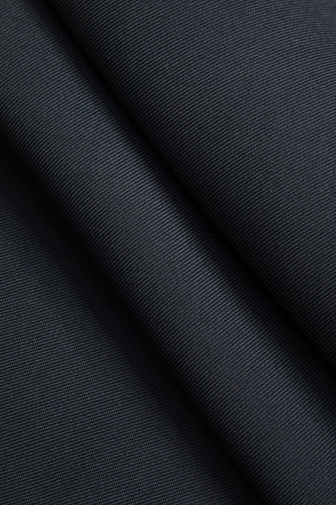 Basic Kontrast Yüksek Bel Geniş Paça Pantolon - Siyah