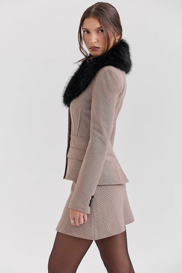 Marise Kahverengi Blazer Takım - 10. görünüm