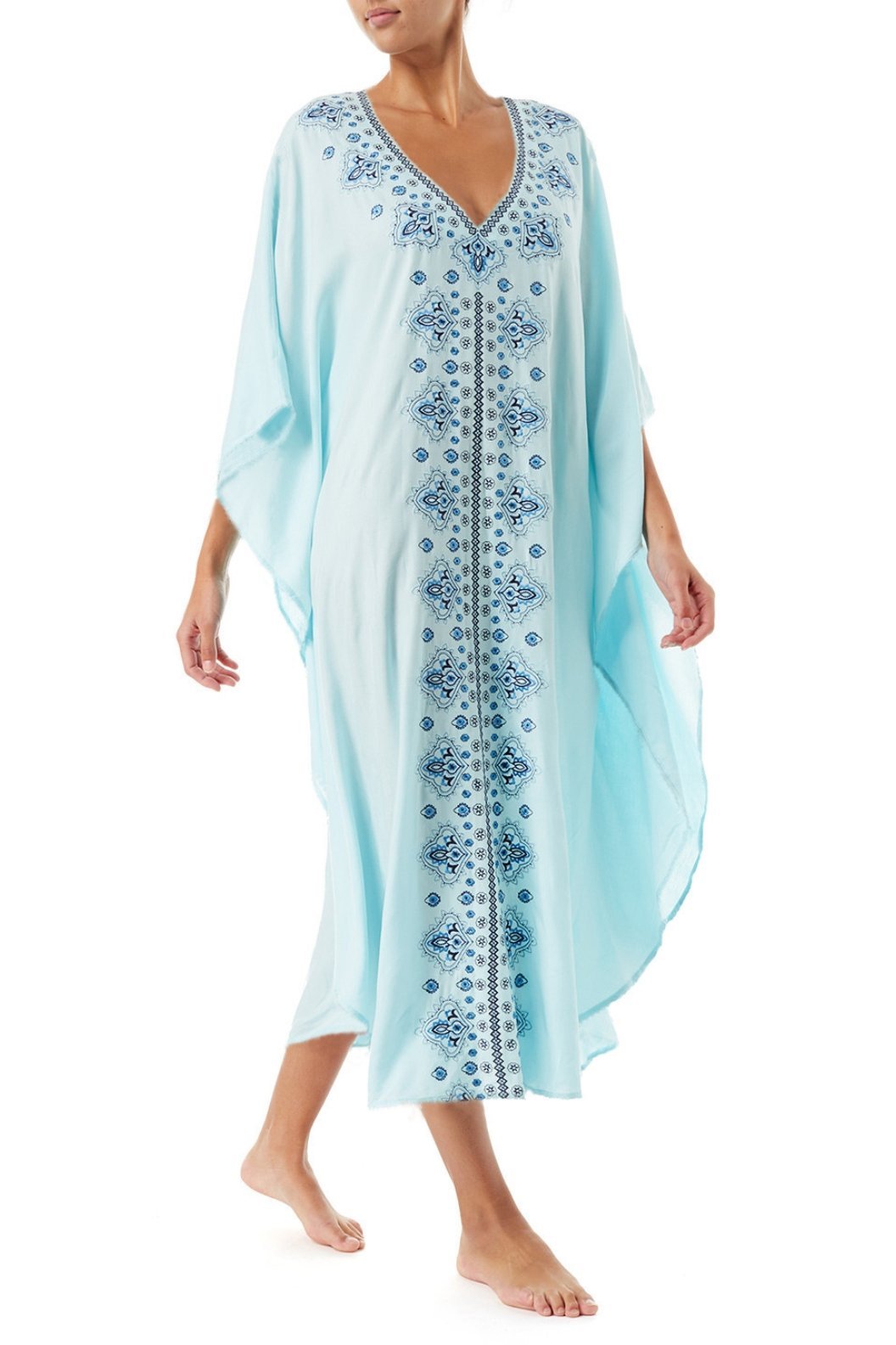 Erica Baskılı Maxi Kaftan